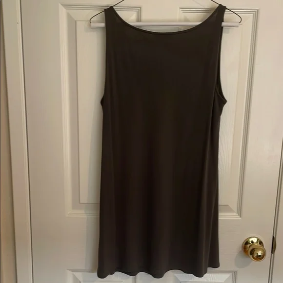 Eileen Fisher Gray Tunic Top - Picture 3 of 4